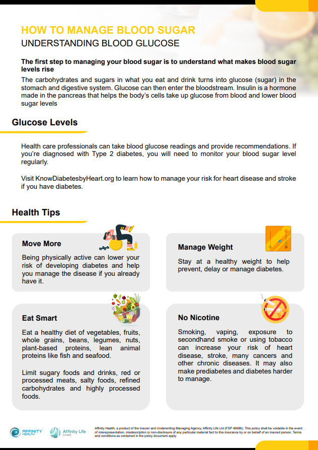 How to Manage Blood Sugar